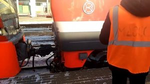 Прицепка тепловоза к Ласточке.