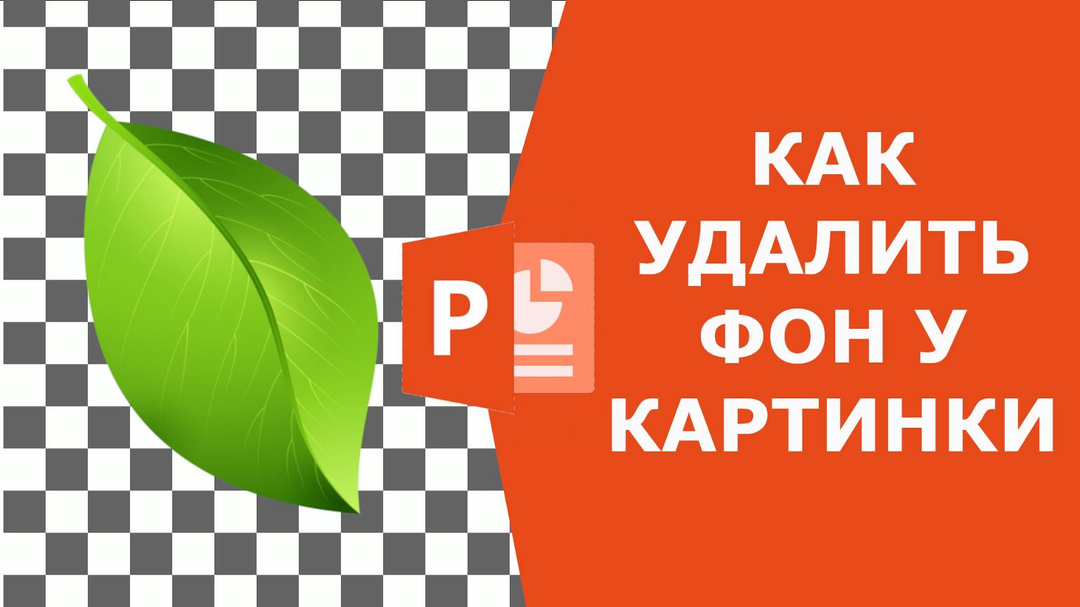 Как удалить фон у картинки в PowerPoint