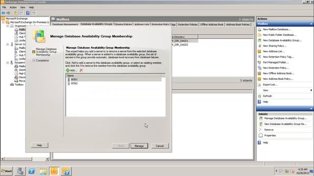 Exchange Server Cluster смотреть онлайн