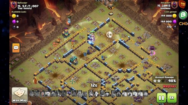 Th14 vs Th16 | Th14 vs Max Th15 | Best Th14 to Th15 3 Star Attack - Th14 QC LaLo Clash of Clans coc смотреть онлайн