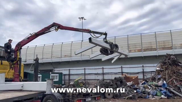 НеваЛом. Работа манипулятора.