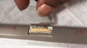 How to remove 40 pin connector cable from Dell Inspiron LCD  screen