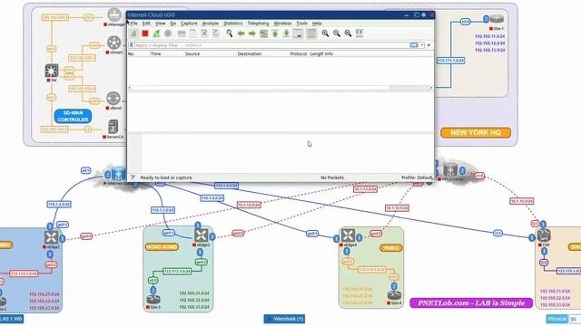 Wireshark HTML Mode In PNETLab