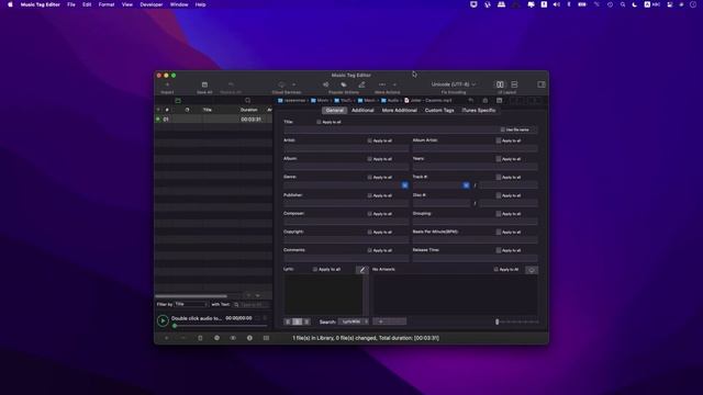 Music Tag Editor for Mac 2022 | Interface & Workspace Quick View смотреть онлайн