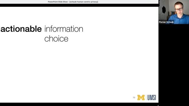Florian Schaub (University of Michigan) - Human-centric Privacy Design and Engineering смотреть онлайн