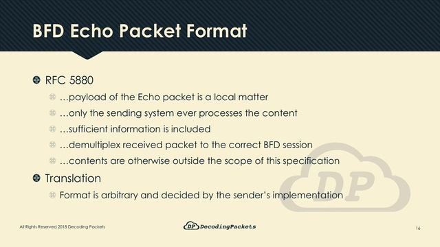 DPNN Ep.02 - BFD Echo Function (Bidirectional Forwarding Detection Echo Function) смотреть онлайн