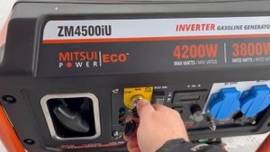 Инверторный бензиновый генератор Mitsui Power ECO ZM 4500 iU