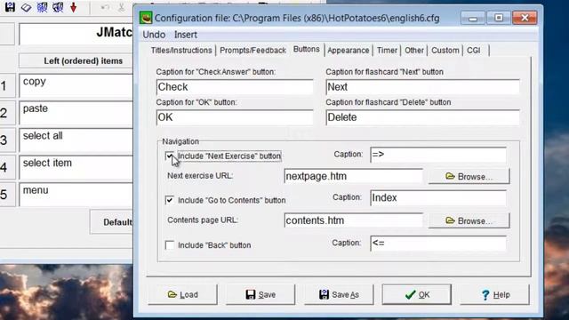 add hot potatoes jmatch game in moodle 1.9 смотреть онлайн