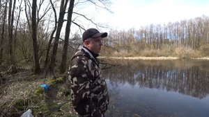 Забрался в болото карась рвет леску. Рыбалка на карася. Ловля на поплавочну удочку карася.