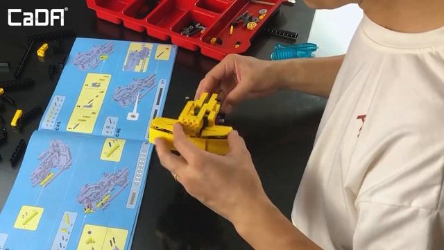 Mobile Crane Speed Build | CaDA Bricks C61081W
