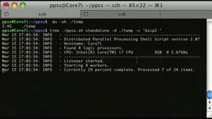 PPSS Parallel Processing Shell Script demonstration