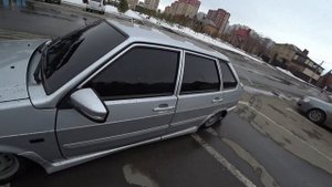 ПЕРВЫЙ РОЛИК. ОБЗОР НА ВАЗ 2114 НА ПНЕВМЕ.