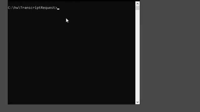 Tecq Mate | C# C Sharp WinForms | Transcript Request Application | GUI Only