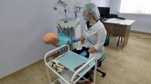 Станция "Фиксация брекетов на резцы верхней/нижней челюсти". ПСА "Ортодонтия"