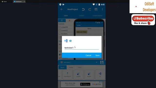 Live Sketchware Tutorial : How to use and configure Spinner view (Dropdown Menu)