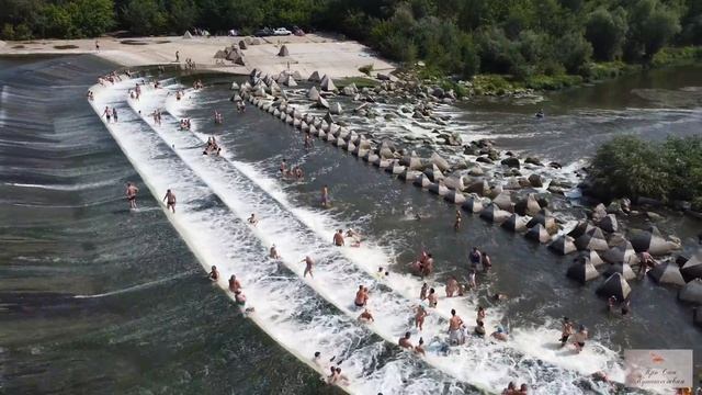 Водопады на реке Большой Иргиз, Саратовской области.