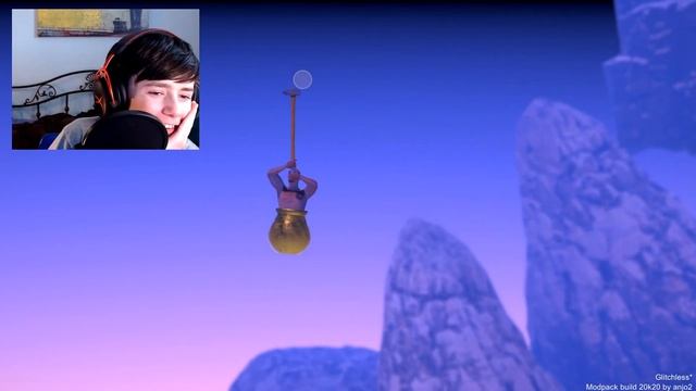 INVISIBLE MOUNTAIN MOD - Getting Over It With Bennett Foddy (Modded) смотреть онлайн