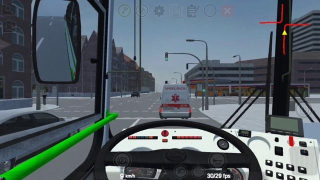 Поездка на автобусе ЛиАЗ 5256.25 Proton bus simulator
