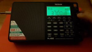 Tecsun PL-880, восьмидесятка вечером.