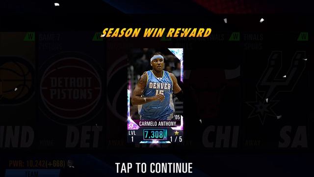 I Pulled An Insane Diamond From Season Simulation In NBA 2K Mobile!