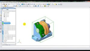 Часть 9. Добавление из библиотеки подшипника и редактирование под него сборки в контексте