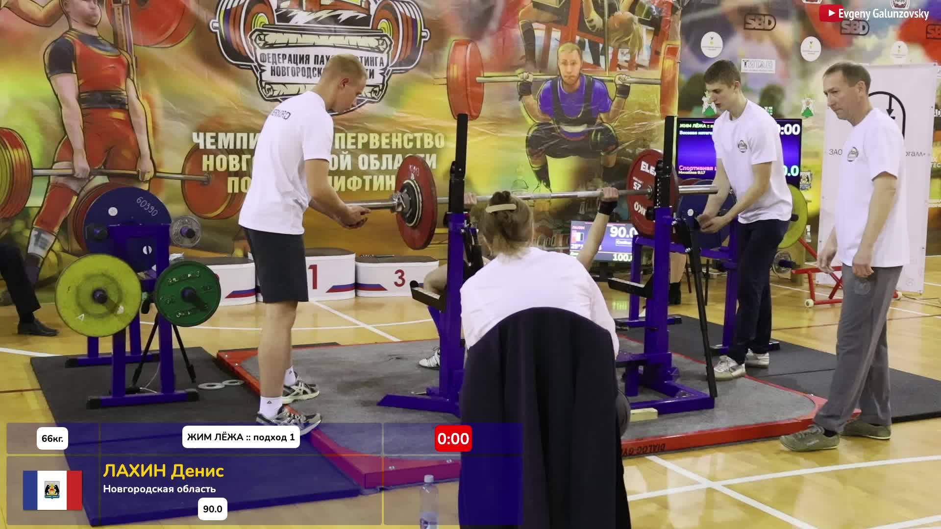 Чемпионат Новгородской области по пауэрлифтингу (троеборье классическое) 2 смотреть онлайн