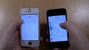 Iphone 4S (white) VS Iphone 4s (black) double incoming Call