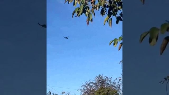Український Мі-24 збиває Шахеда