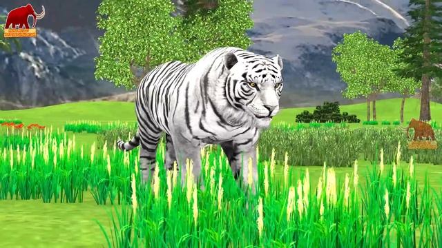 Zombie Lion and White Tiger Attack Woolly Mammoth Saves Deer | Giant Mammoth Elephant Animal Revolt