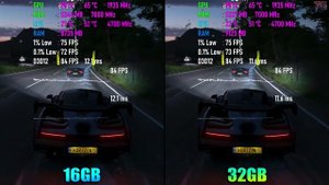 16GB vs 32GB RAM Test in New Games