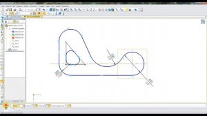 КОМПАС-3D: Параметрический плоский эскиз (вариант 4)