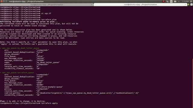 Terraform tutorial | terraform sqs create