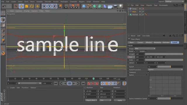 Модуль Мограф (Mograph) в Cinema 4D, быстрое создание текстовой анимации инструментом Motext
