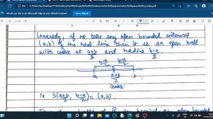 Lec 2.1 : Ch-2: Topology of a metric space: Definition and examples of open ball and closed ball