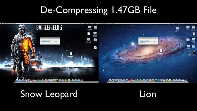 OS X Lion Vs Snow Leopard - Speed Comparison смотреть онлайн
