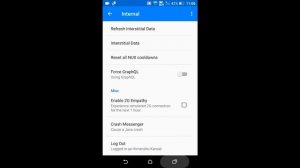 Hidden Internal Settings in Facebook Messenger and Facebook App