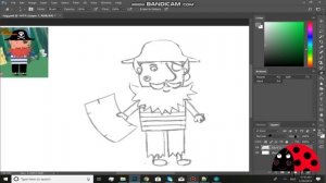 как нарисовать пирата Рыжеборода из Бена и Холли? How to draw Redbeard pirate from #Бенихолли?