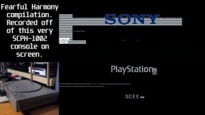 Fearful Harmony (boot error) compilation on SCPH-1002 PSX (modchipped | direct feed)