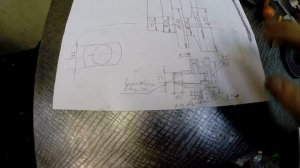 Разборка и чертёж фланца поперечной подачи токарного станка 1а616