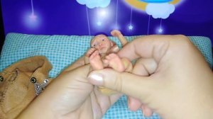 МИНИ РЕБОРН ООАК КИРЮШКА из полимерной глины ....