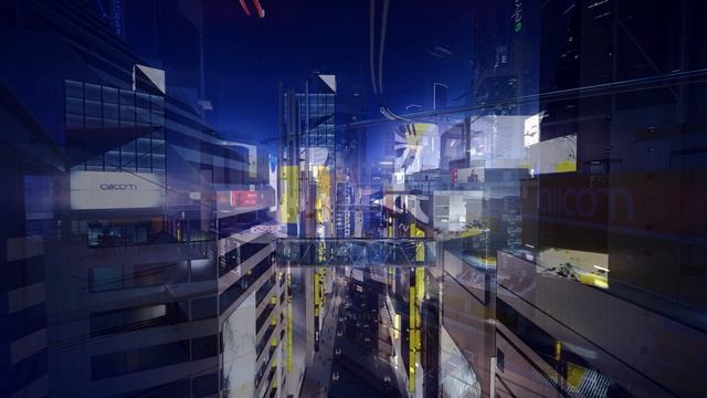 Mirror's Edge Catalyst - Downtown District [Exploration Theme - Night, Act 1] (1 Hour of Music) смотреть онлайн