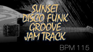 80s Sunset Disco Funk Backing Track in Bb Minor