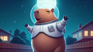 Кот Тиша и капибара Рюня снимают кино