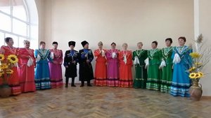 "Скакал казак  через долину" -  каз.хор "Терское раздолье", ст.  Галюгаевская, Ставропольский кр.