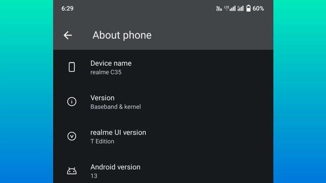 Realme C35 New Update/Realme C35 Android 13 Update/Realme C35 New Version Update F.52 - UI T Editio
