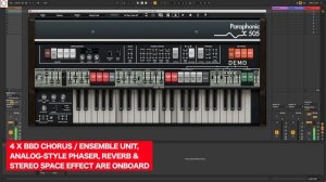 XILS 505 String Machine Plugin Sound Demo (Roland RS-505 Emulation) | SYNTH ANATOMY