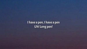 PIKOTARO - PPAP (Lyrics) Pen pineapple apple pen [TikTok Song]