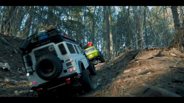 REDCAT GEN 8 V2 International Scout ii with Landover Defender D110 Trial Run (4K)