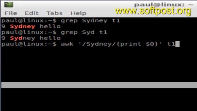 Difference between grep and awk in Mac OSX Terminal смотреть онлайн