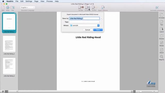 Readiris 17 Mac: How to edit in a text editor (Word, Notepad, etc.) ? смотреть онлайн
